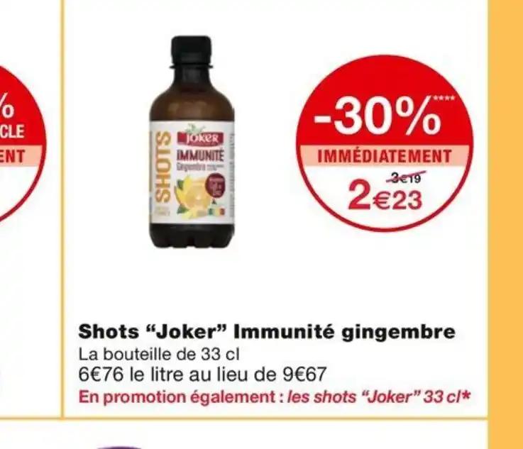 Shots "Joker" Immunité gingembre