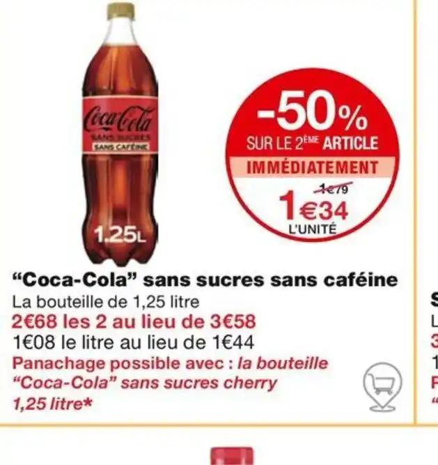 Coca-Cola sans sucres sans caféine
