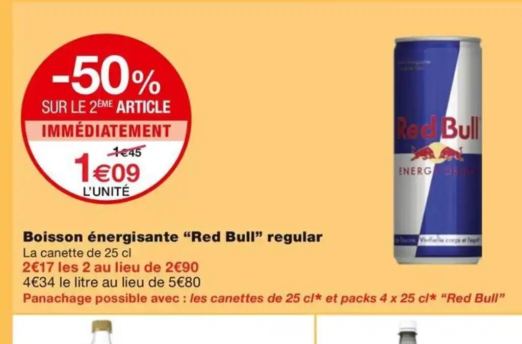 Boisson énergisante “Red Bull” regular