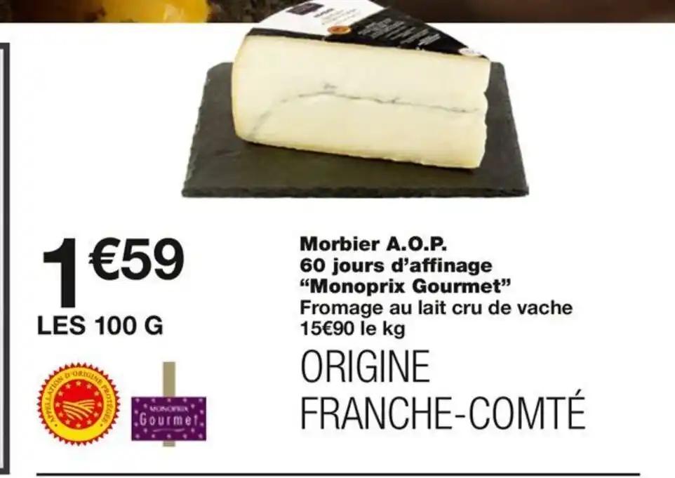 Morbier A.O.P. 60 jours d'affinage
