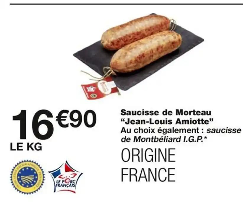 Saucisse de Morteau Jean-Louis Amiotte