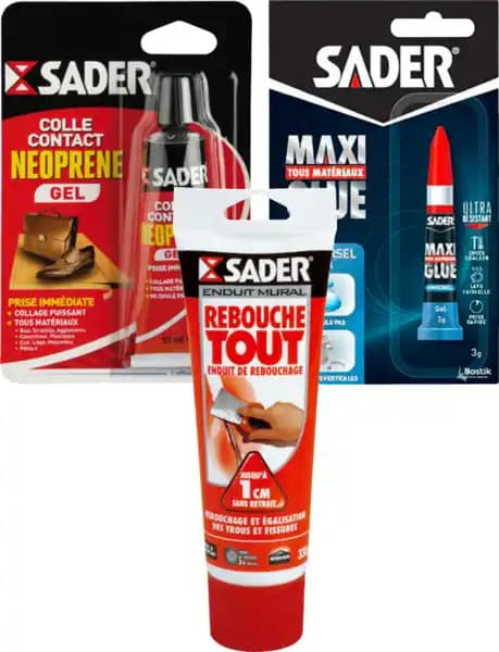 SADER SUR TOUTES LES COLLES ET ENDUITS