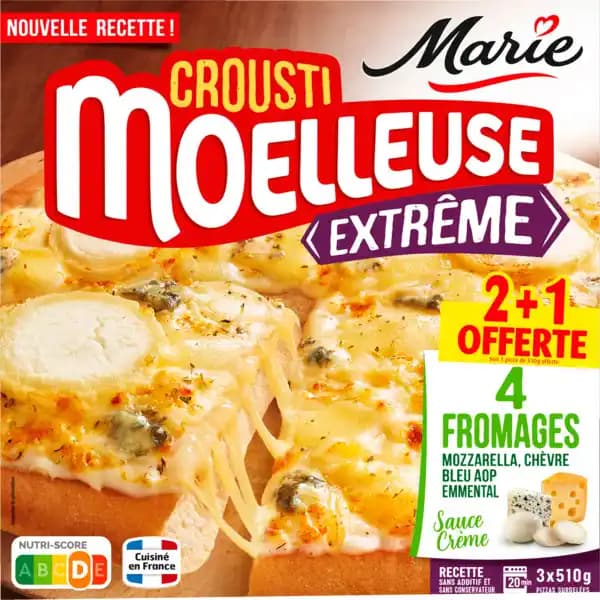 MARIE Pizza Crousti moelleuse extrême surgelée