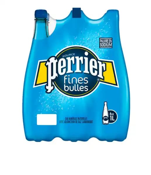 PERRIER FINES BULLES Eau gazeuse minérale naturelle
