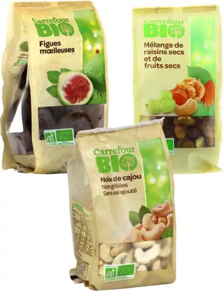CARREFOUR BIO SUR TOUS LES FRUITS SECS