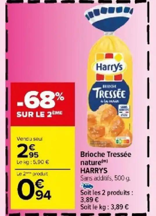 Brioche Tressée nature(m) HARRYS