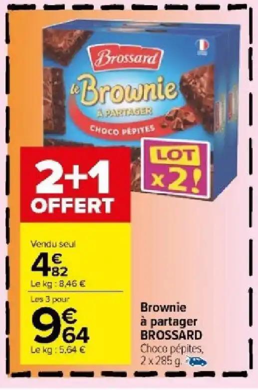 Brownie à partager BROSSARD