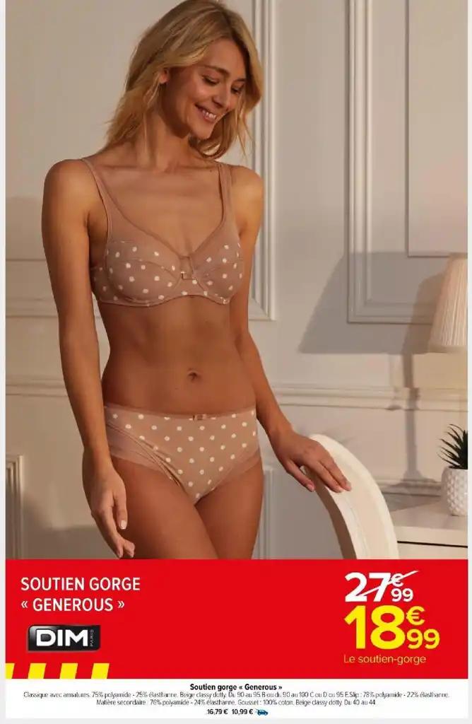 Soutien gorge «< Generous >>