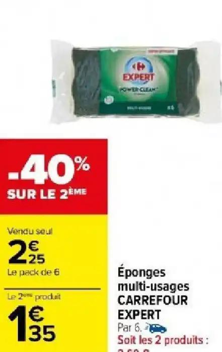 Éponges multi-usages CARREFOUR EXPERT