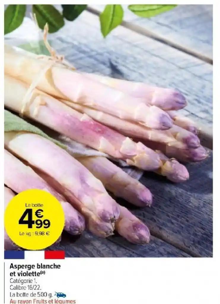 Asperge blanche et violette()