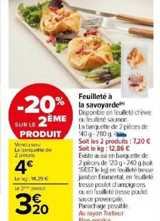 Feuilleté à la savoyarden