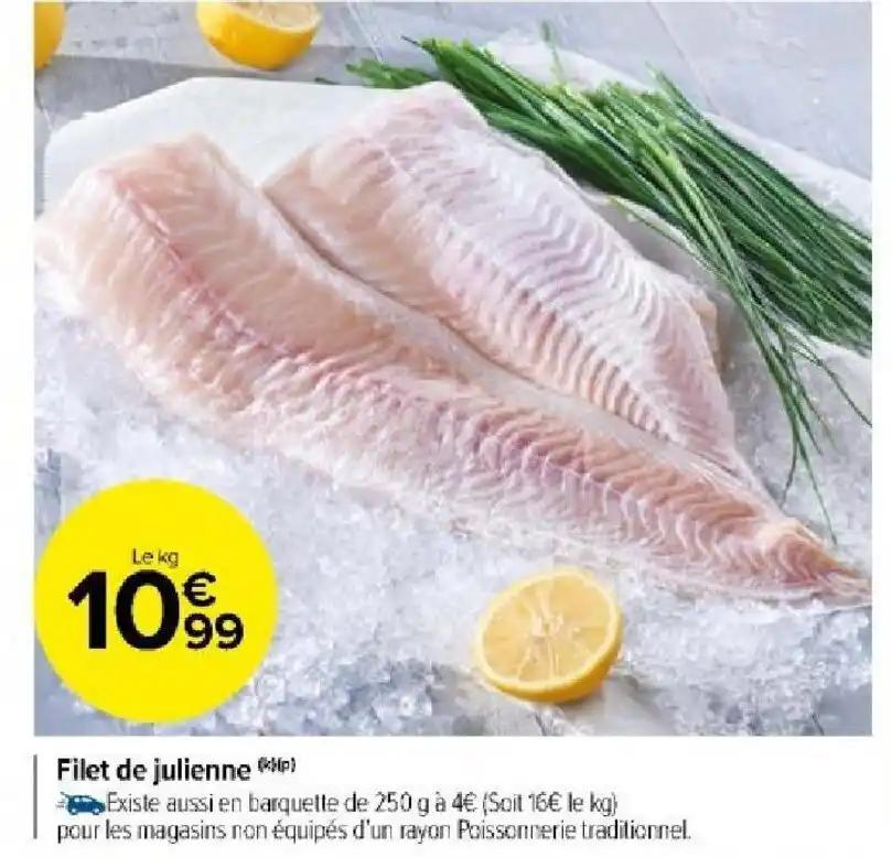 Filet de julienne (kHp)