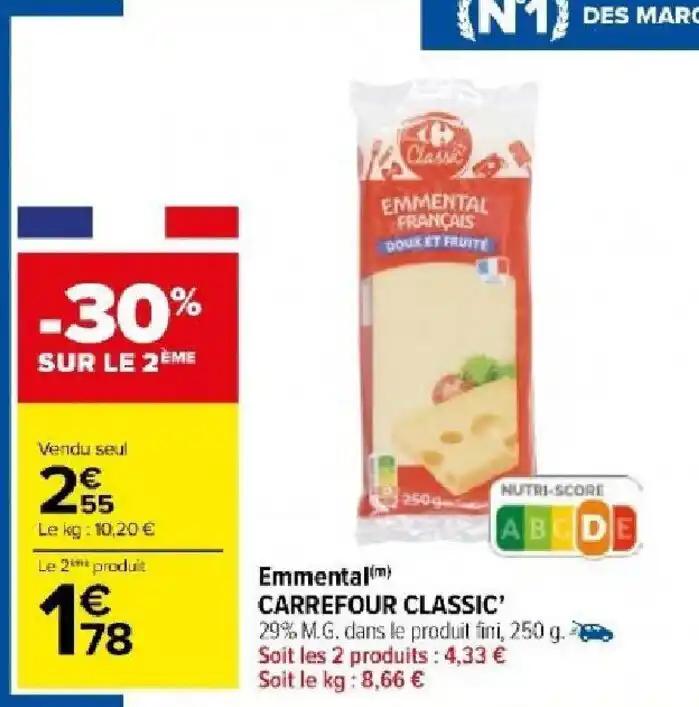 Emmentalm CARREFOUR CLASSIC'