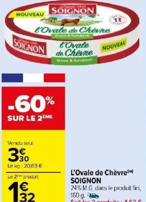 L'Ovale de Chèvre(m) SOIGNON