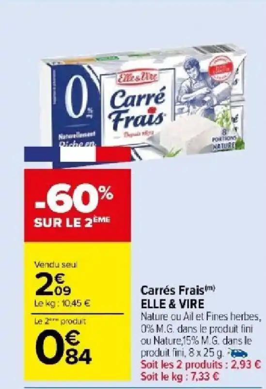 Carrés Frais(m) ELLE & VIRE