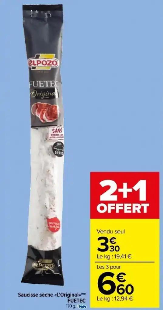 Saucisse sèche «L'Original≫ FUETEC 170 g