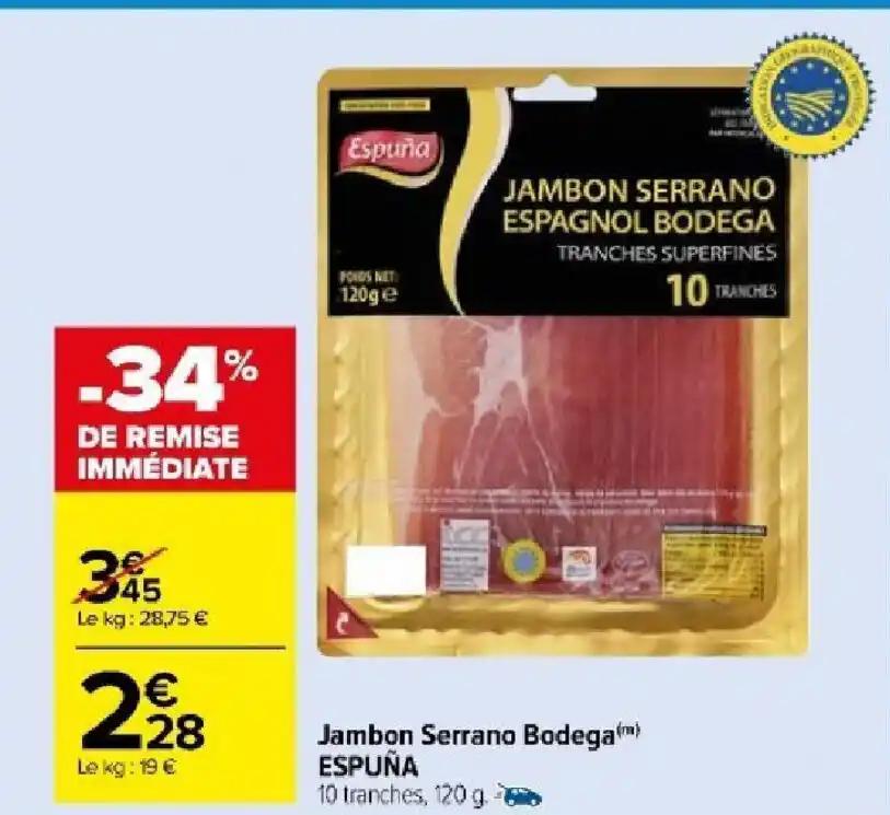 Jambon Serrano Bodegam ESPUÑA