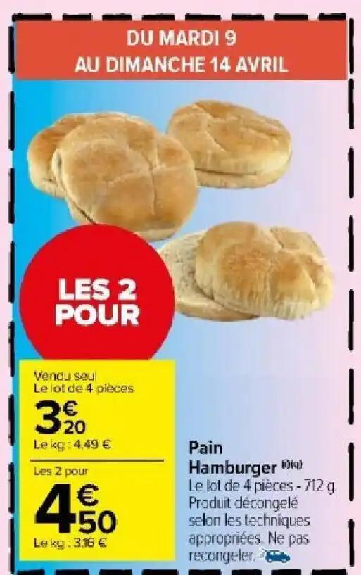 Pain Hamburger (g)