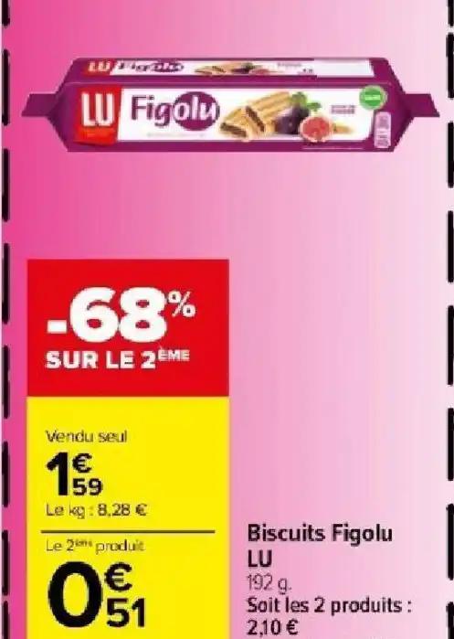 Biscuits Figolu LU