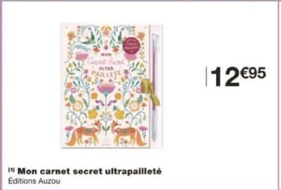 (1) Mon carnet secret ultrapailleté