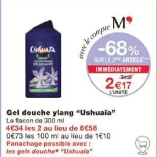 Gel douche ylang "Ushuaïa"