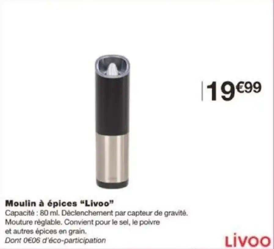 Moulin à épices "Livoo"