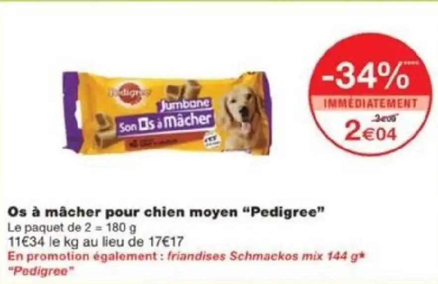Os à mâcher pour chien moyen "Pedigree"