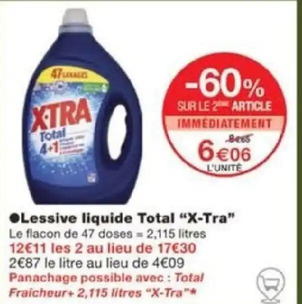 ●Lessive liquide Total "X-Tra"