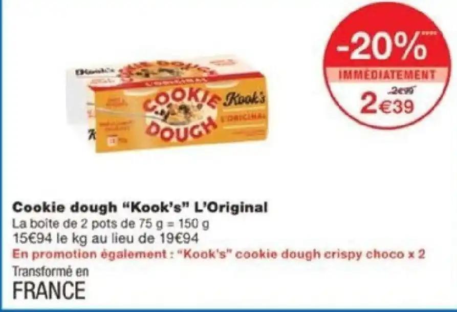 Cookie dough “Kook's" L'Original