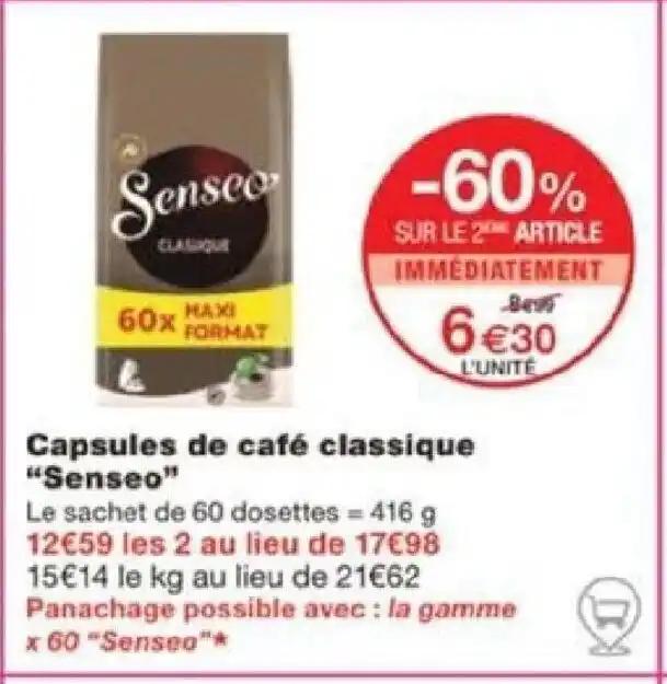 Capsules de café classique "Senseo"