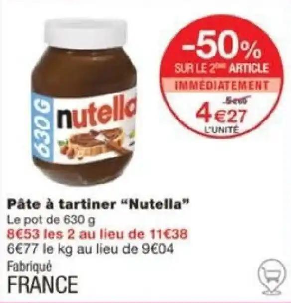Pâte à tartiner "Nutella"