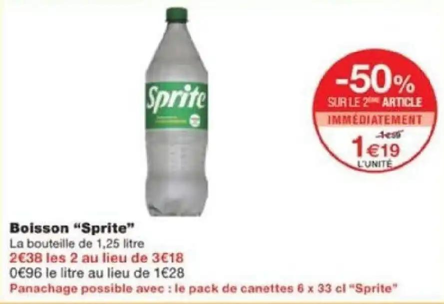 Boisson "Sprite"