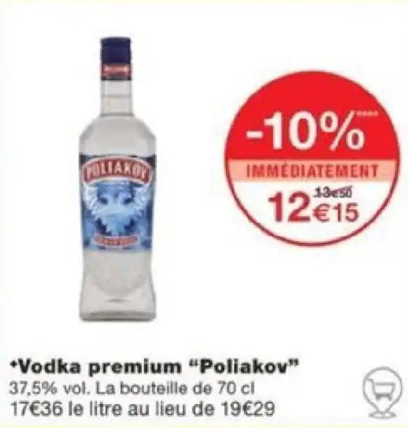 *Vodka premium "Poliakov" 37,5% vol.