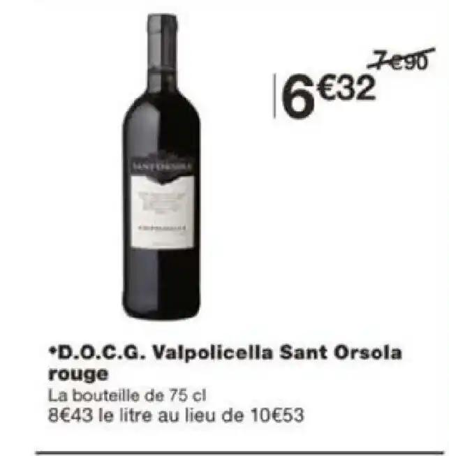 *D.O.C.G. Valpolicella Sant Orsola rouge