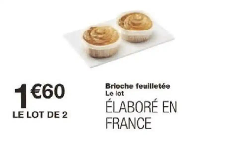 Brioche feuilletée Le lot
