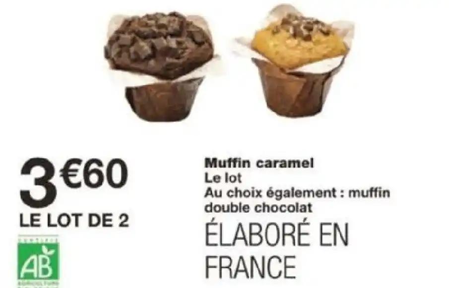 Muffin caramel