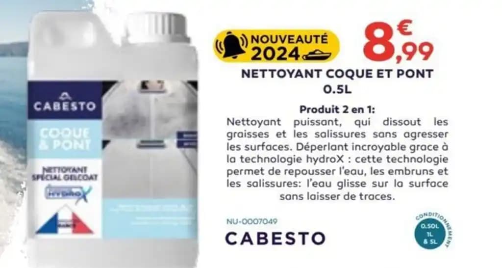 NETTOYANT COQUE ET PONT 0.5L