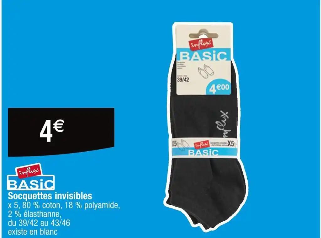 Influx Socquettes invisibles