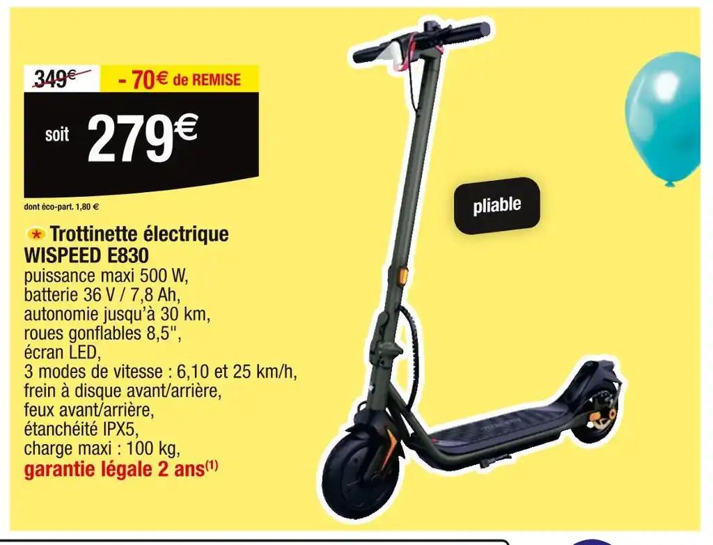 WISPEED Trottinette électrique E830