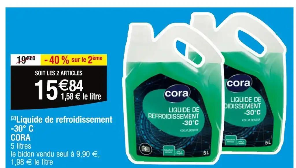 CORA (2)Liquide de refroidissement -30° C