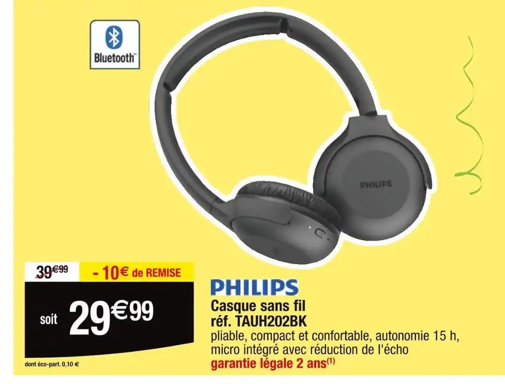 PHILIS Casque sans fil réf. TAUH202BK