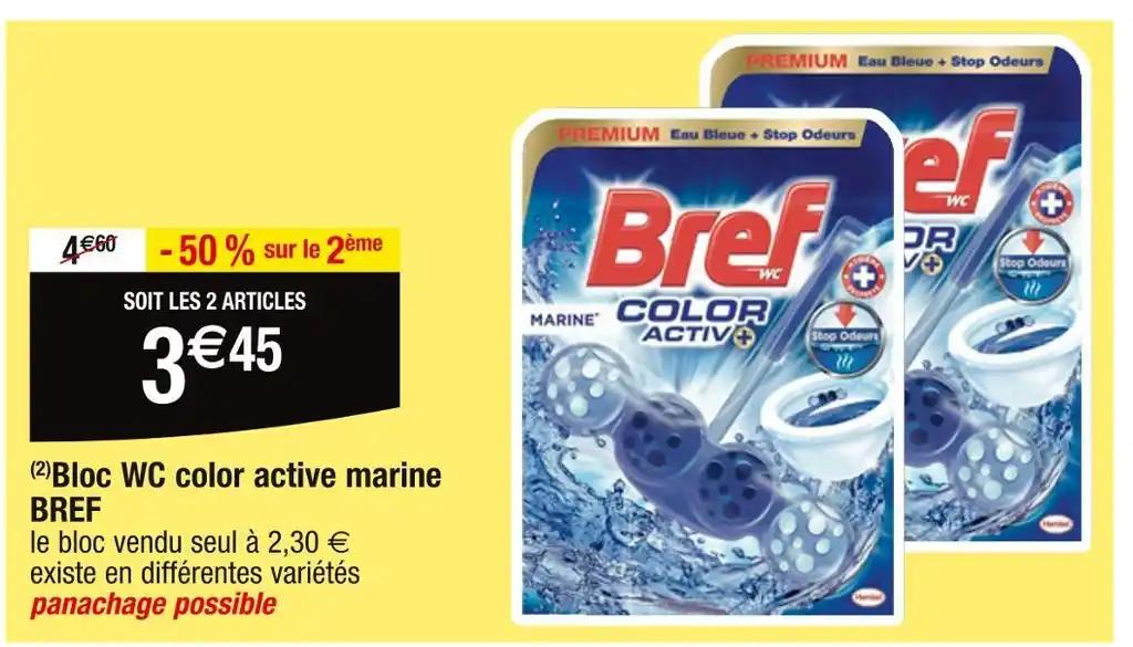 BREF (2)Bloc WC color active marine