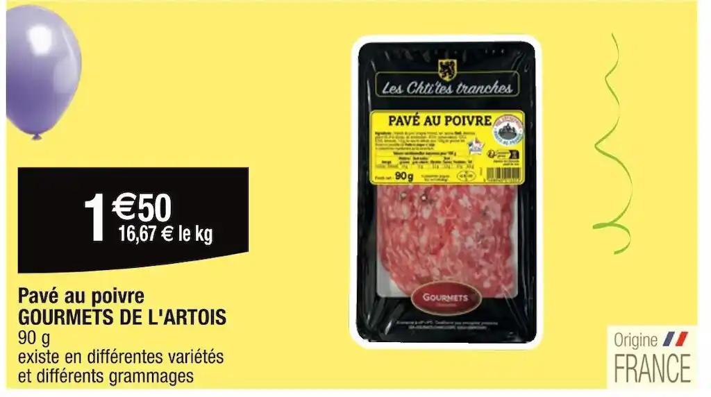 GOURMETS DE L'ARTOIS Pavé au poivre