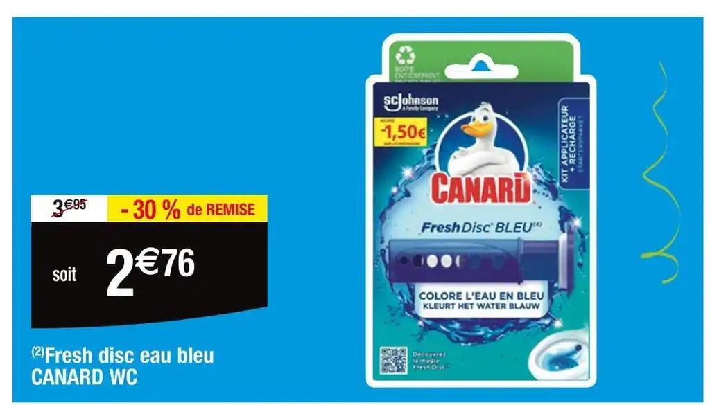 CANARD WC (2)Fresh disc eau bleu