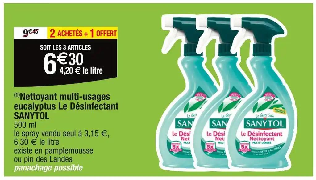 SANYTOL (1)Nettoyant multi-usages eucalyptus Le Désinfectant
