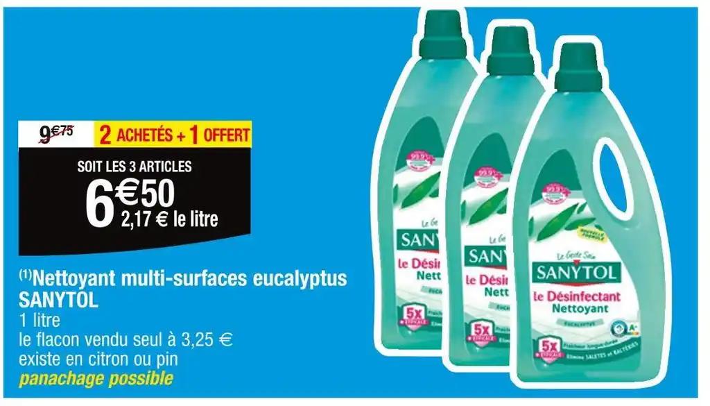 SANYTOL (1)Nettoyant multi-surfaces eucalyptus
