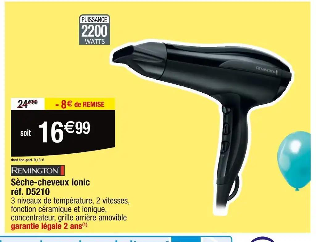 REMINGTON Sèche-cheveux ionic réf. D5210
