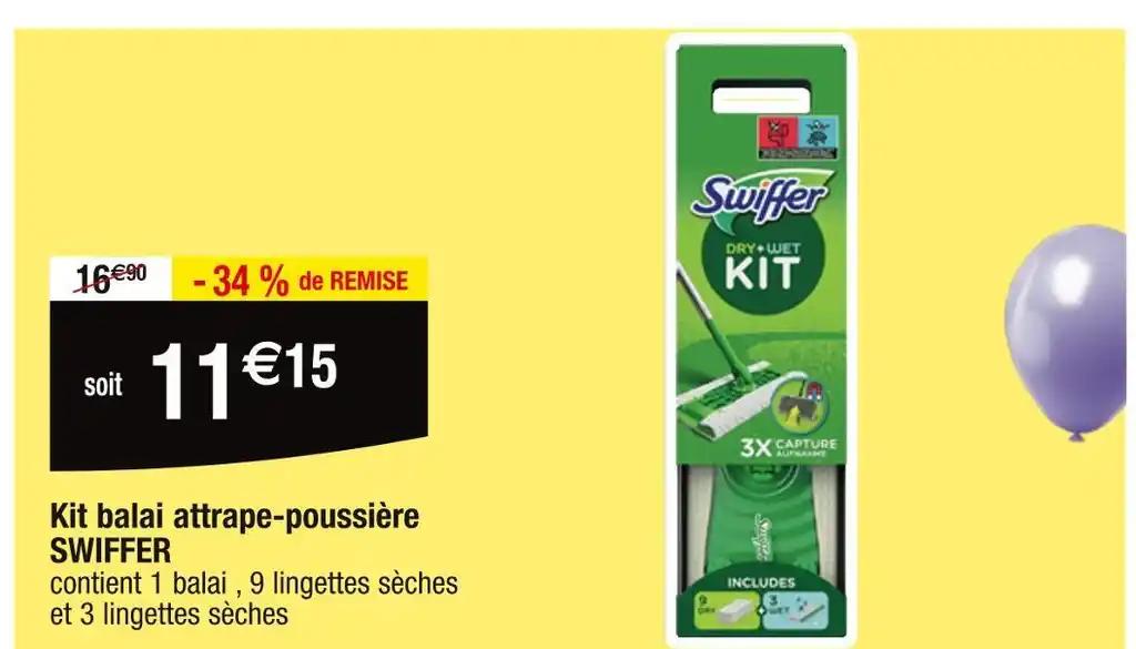 SWIFFER Kit balai attrape-poussière
