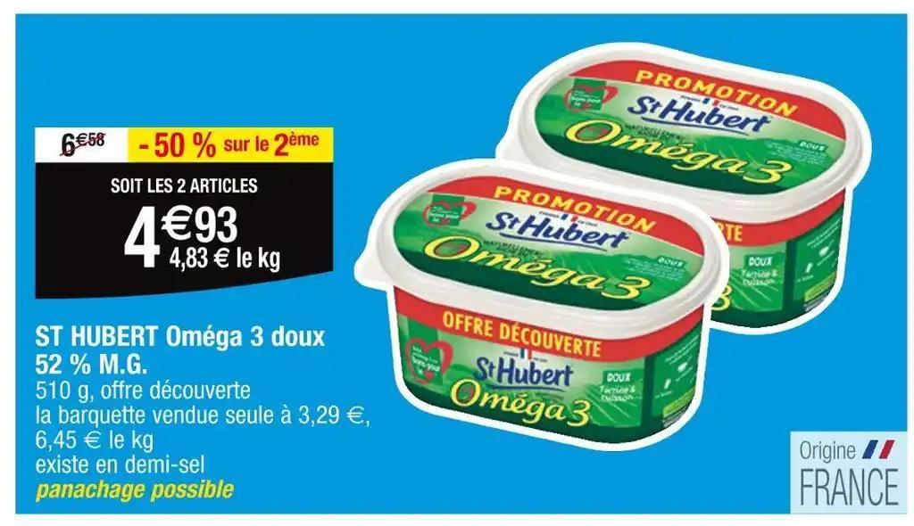 ST HUBERT ST HUBERT Oméga 3 doux 52 % M.G