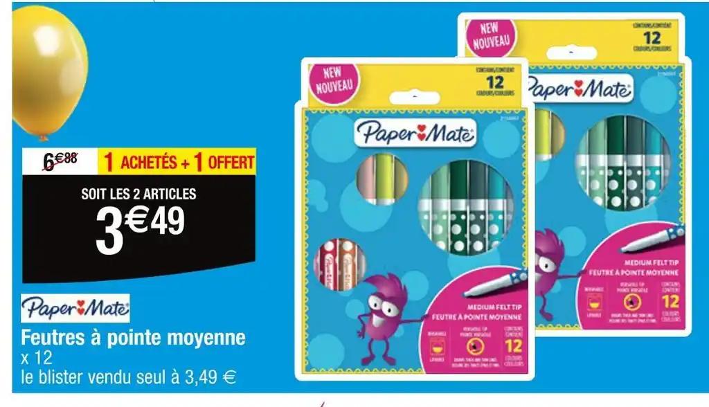 Paper Mate Feutres à pointe moyenne